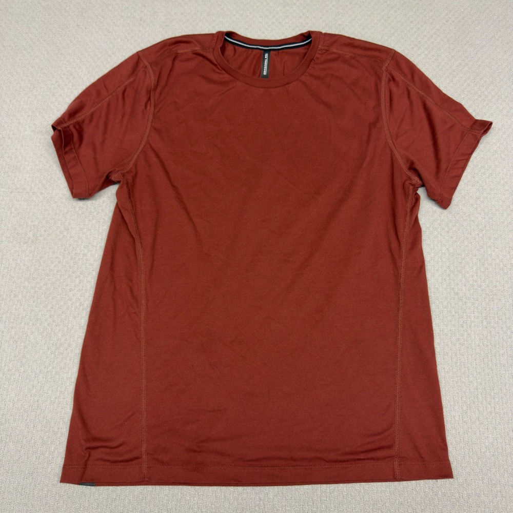 Ten Thousand Shirt Mens Medium Red Durable Tee Performance Stretch Athleisure